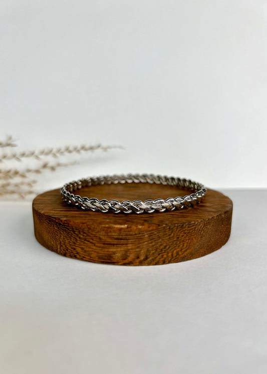 Silver Chain Bangle