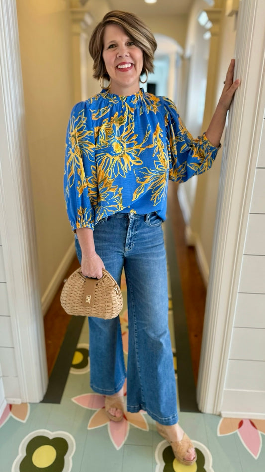 Dear John Fiona Wide Leg Jean - Natal