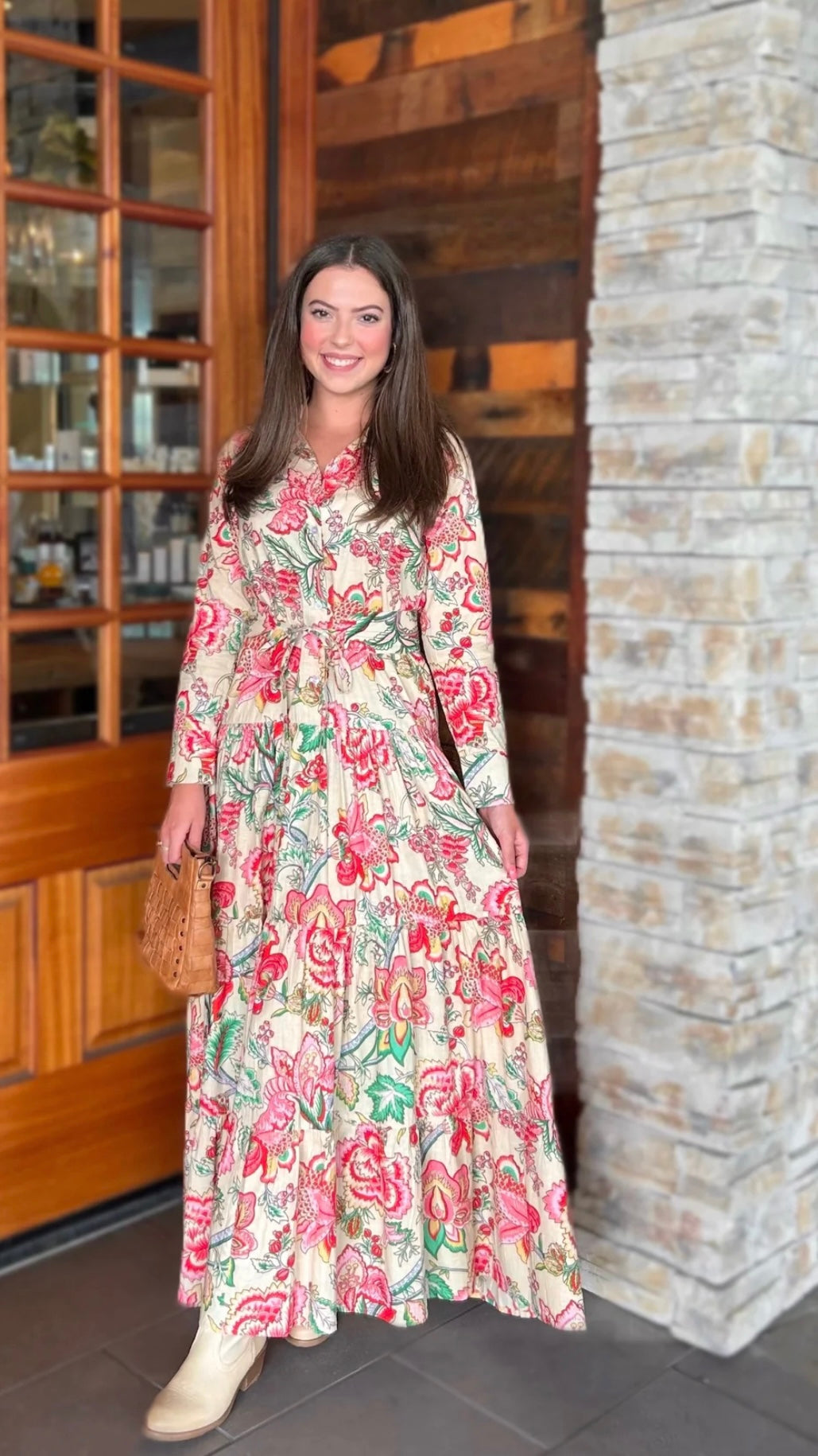 Guadalupe Meredith Dress - Cream