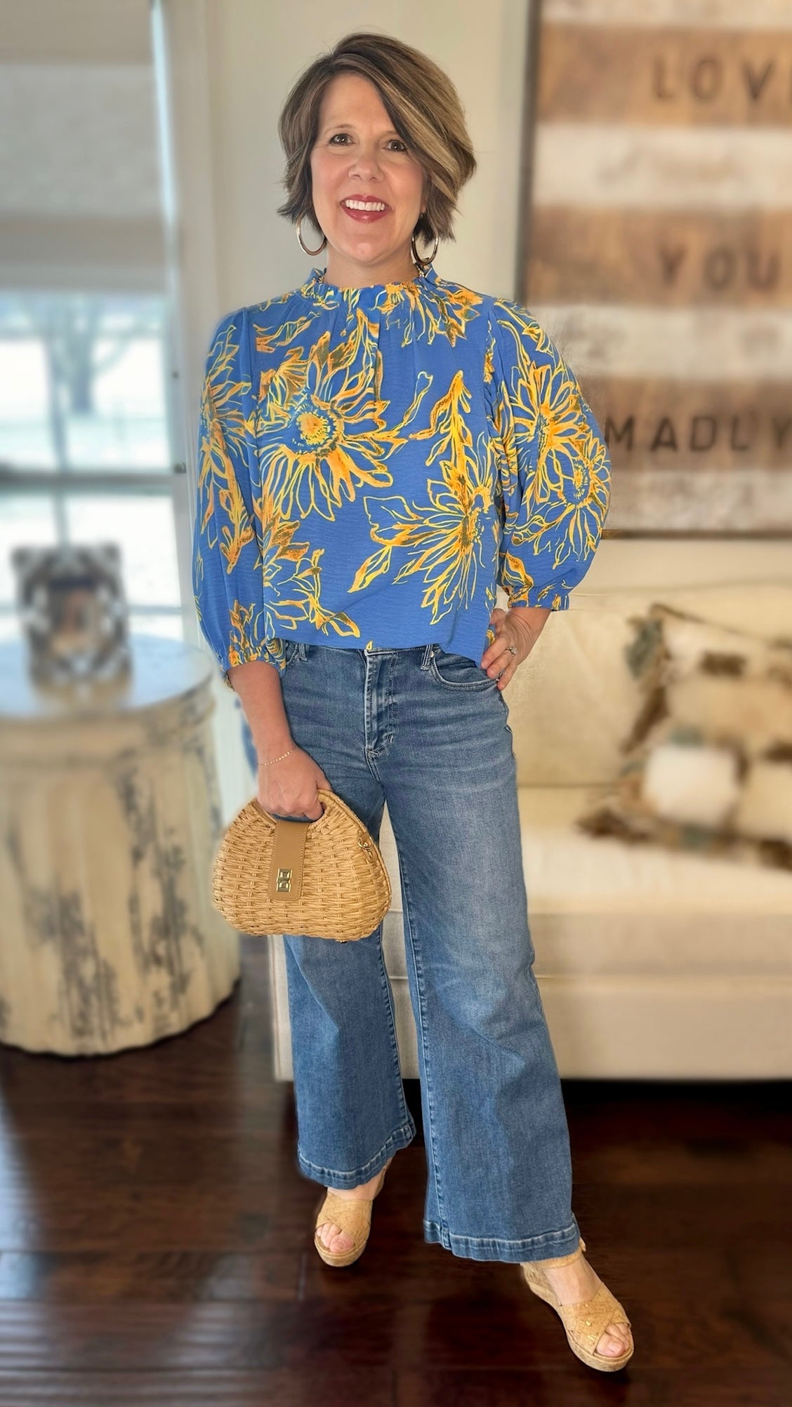 Dear John Fiona Wide Leg Jean - Natal