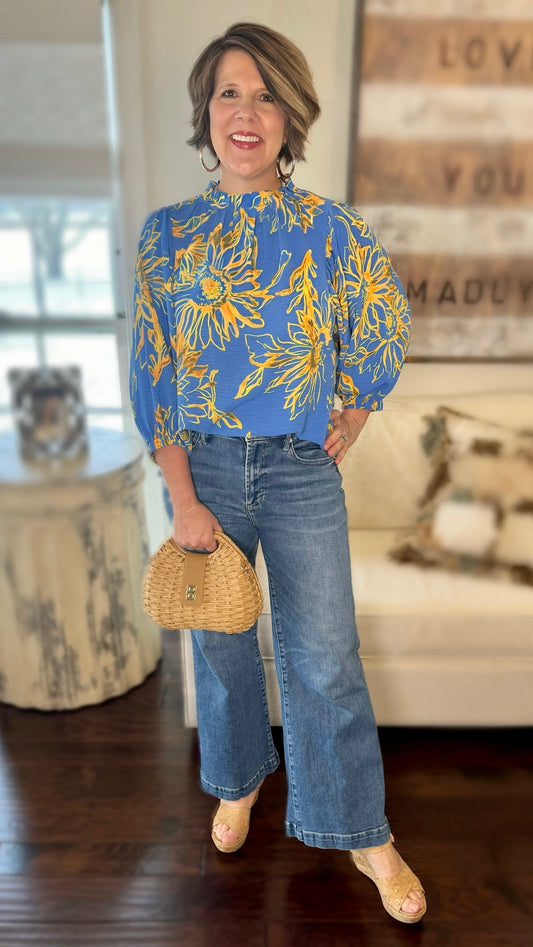 Dear John Fiona Wide Leg Jean - Natal