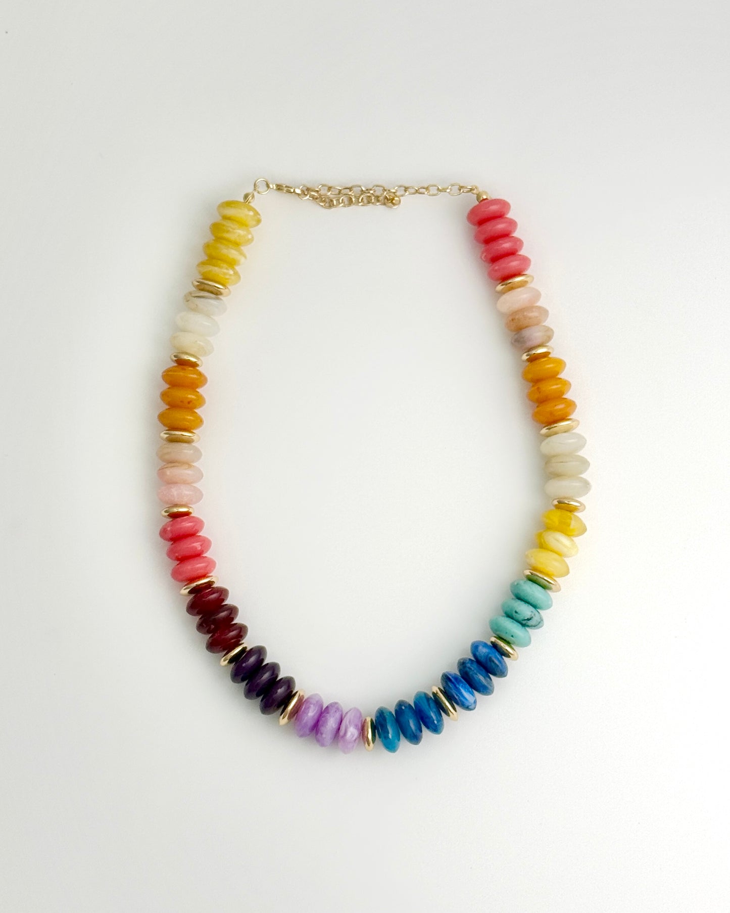 Marble Rondelle Necklace
