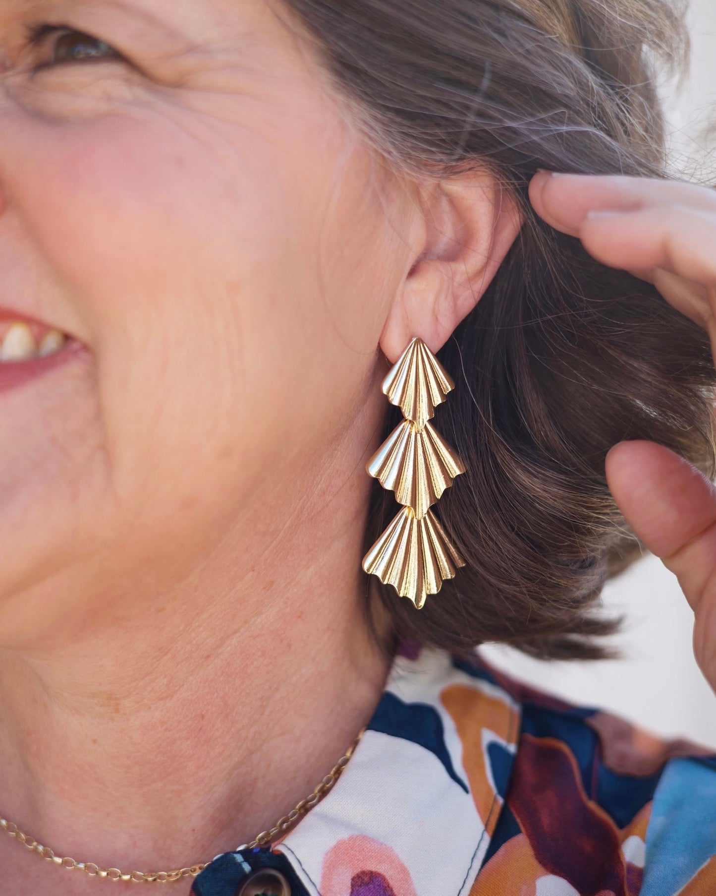 Althea Gold Earrings