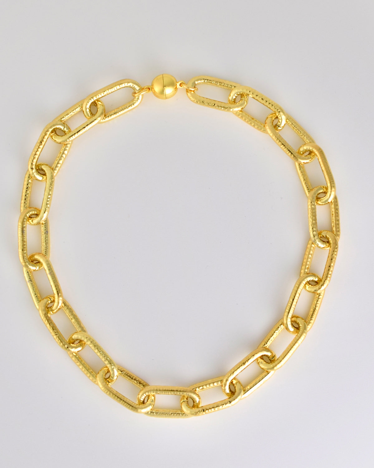 18" Large Oval Link Necklace