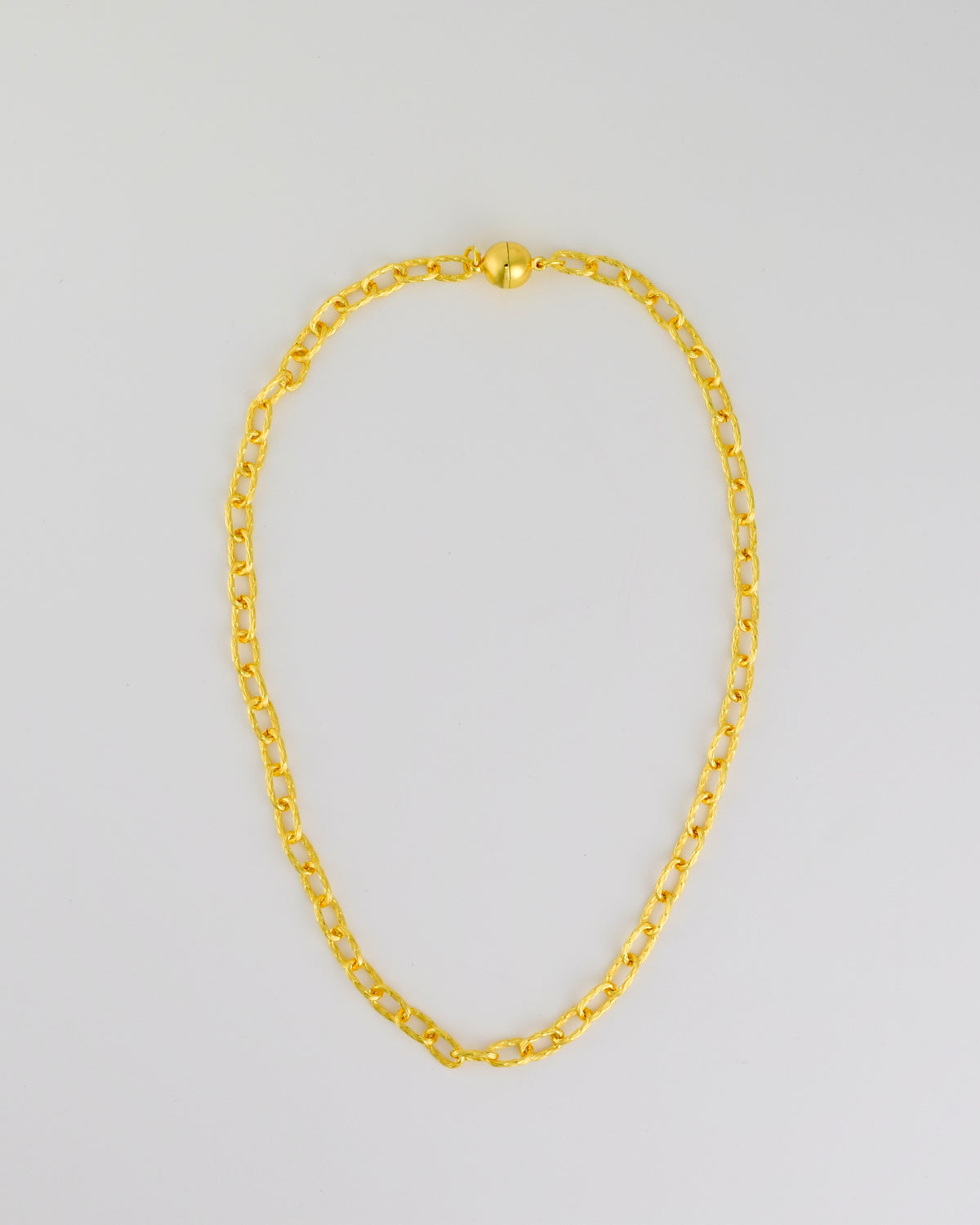 Gold Delicate Textured Necklace
