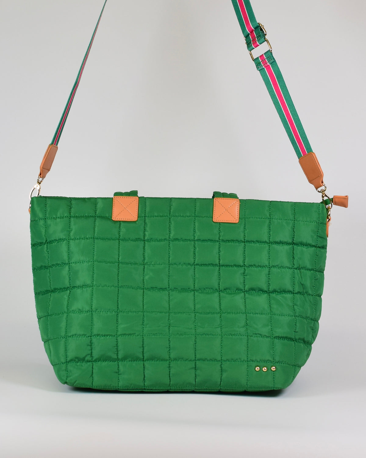 Daydreamer Quilted Tote Bag - Emerald