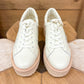 Dolce Vita Leather Sneaker - Tiger White