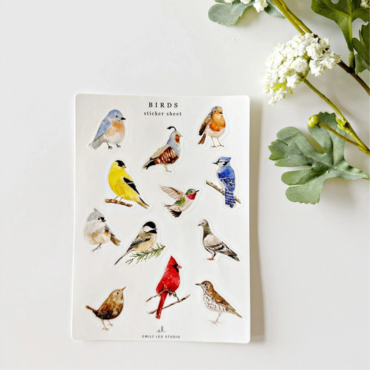 Bird Sticker Sheets
