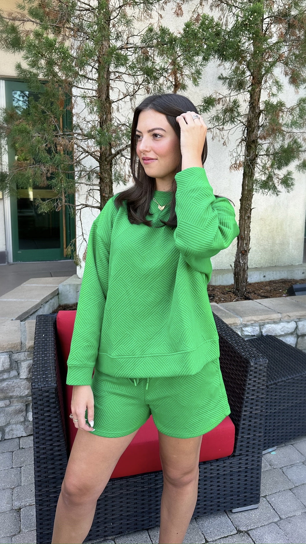 Quilted Queen Sweatshirt - Shamrock