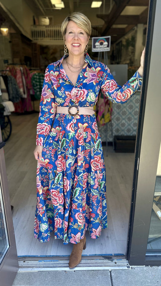 Guadalupe Meredith Dress - Blue