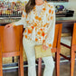 Nicole Kimono Top - Cream Multi