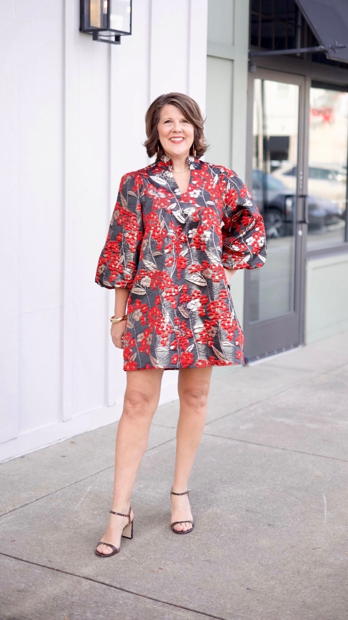 Lila Floral Dress