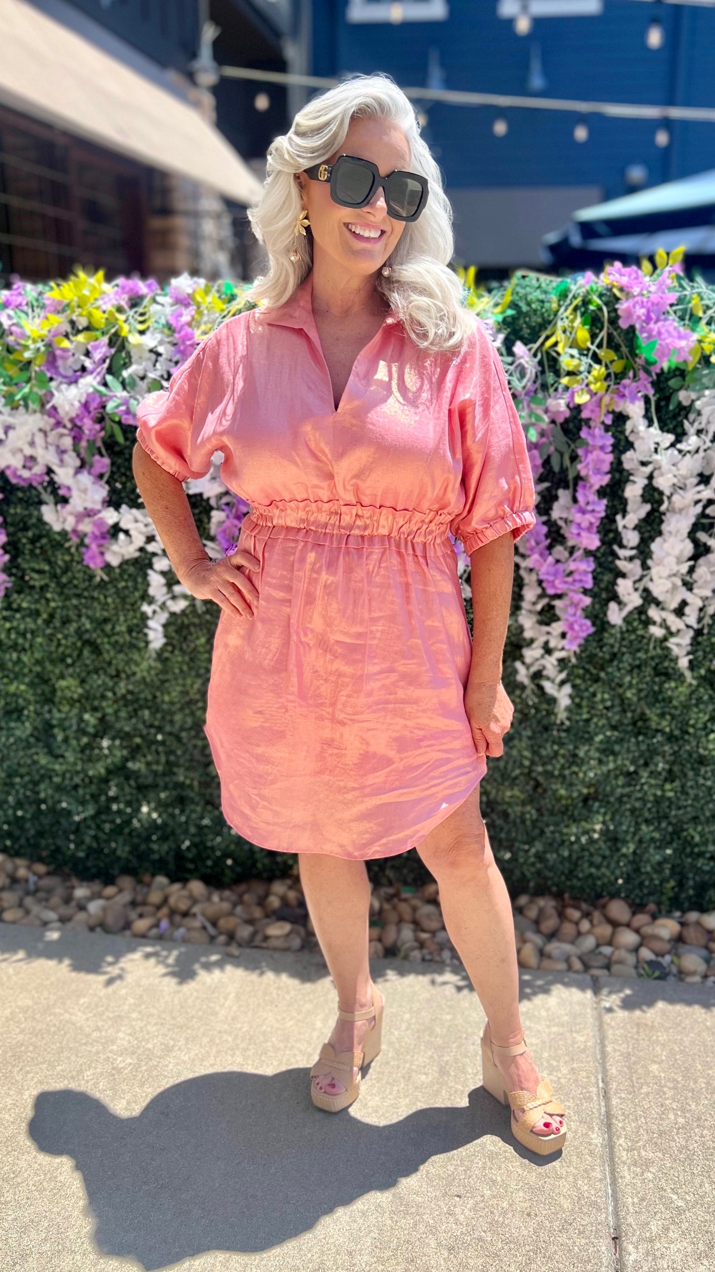 Emily McCarthy Palmer Dress - Conch