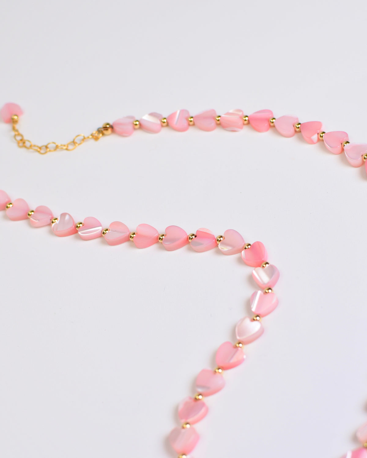 Jenny Baker Pippa Heart Necklace - Pink