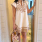 Natalie Linen Dress - Oat