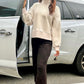ECRU Mock Neck Pullover