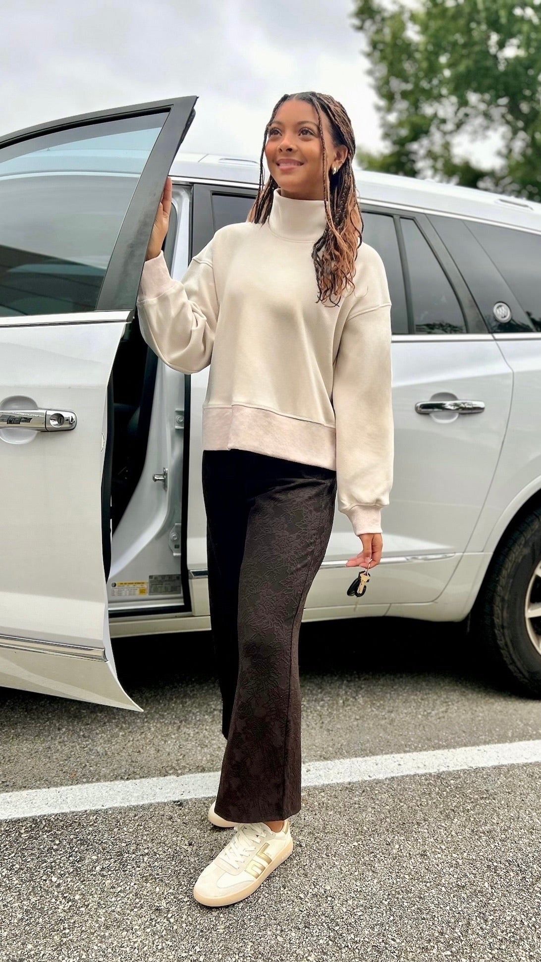 ECRU Mock Neck Pullover