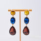 Crystal Teardrop Statement Earrings