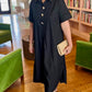 Makenna Midi Dress - Black