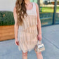 Isle Annie Ruffle Dress - Champagne