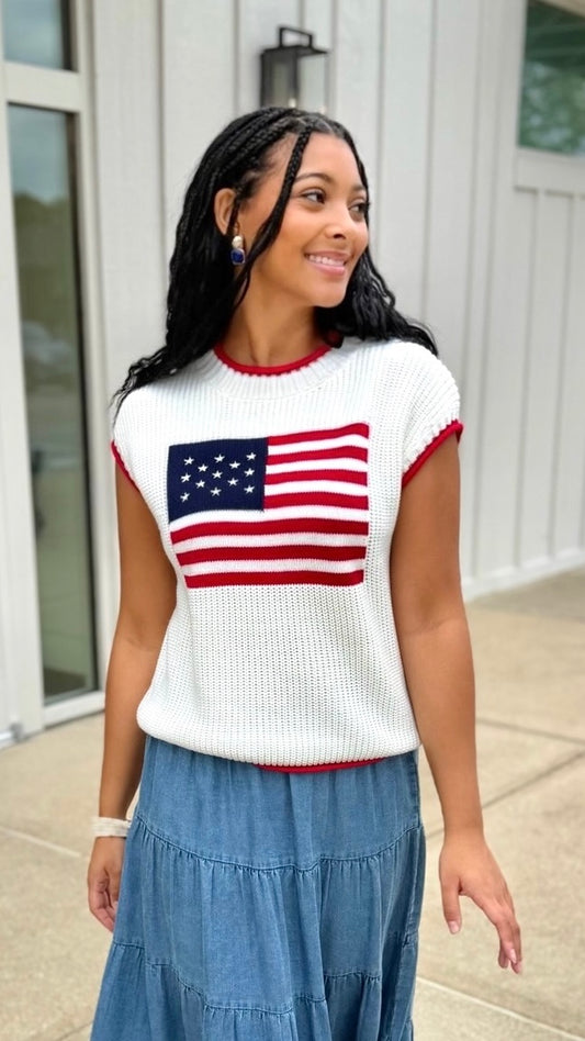 Flag Top - Off White