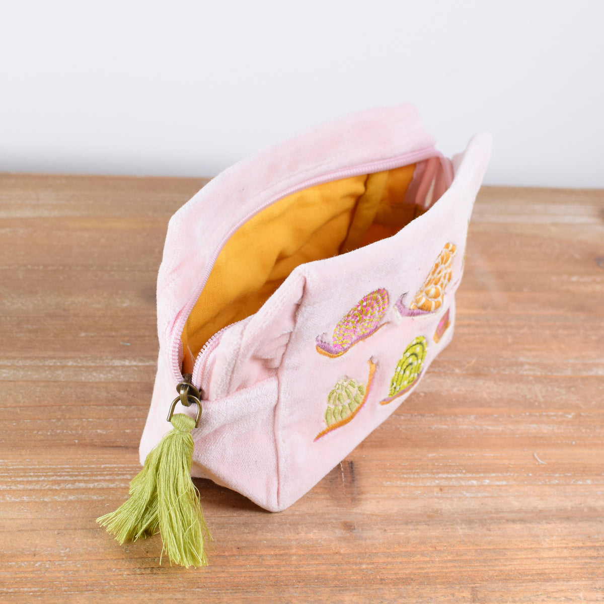 Embroidered Gardenland Pouch