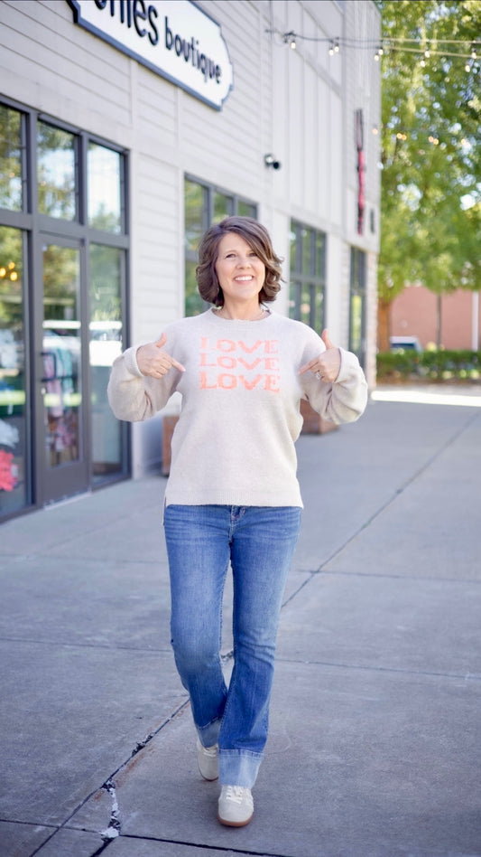 Love Sweater - Oatmeal