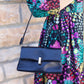 Black with Gold Accents Crossbody