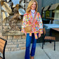 Nicole Kimono Cardigan - Pink Multi
