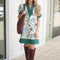 Charlotte Floral Dress - Ecru