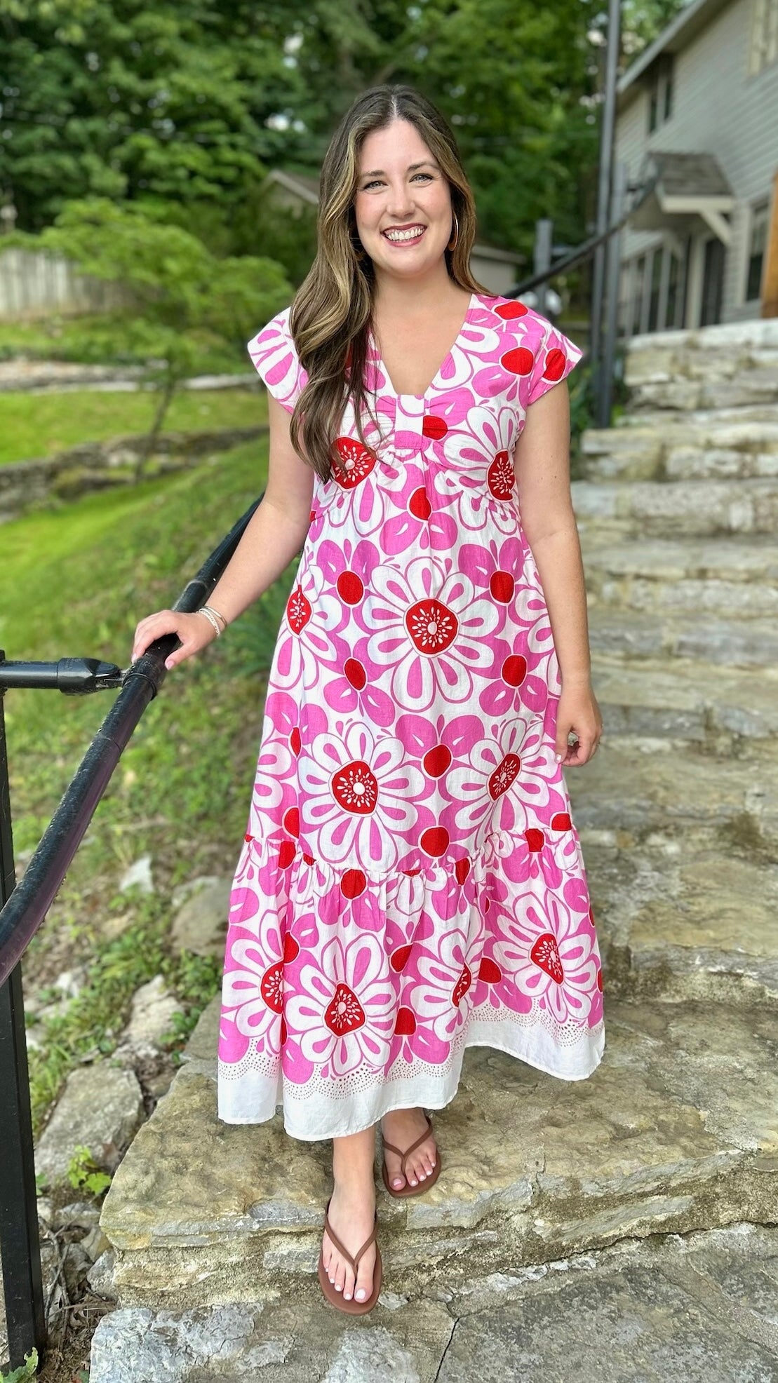 Uncle Frank Midi Dress - Border