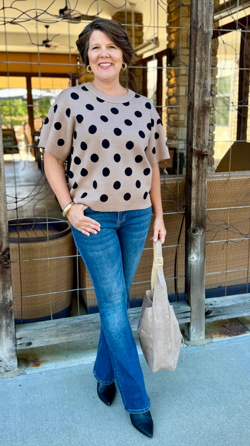 Betty Polka Dot Sweater