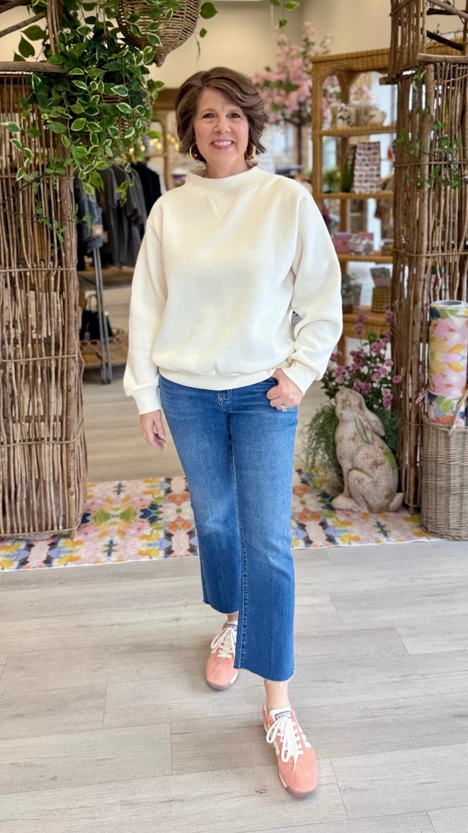 Ava Sweatshirt - Ivory