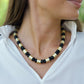Onyx & Gold St. Germain Collar