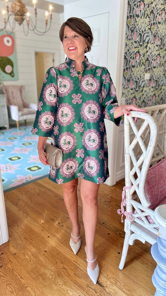 Lucia Equestrian Medallion Dress