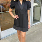 Charlotte Black Embroidered Dress