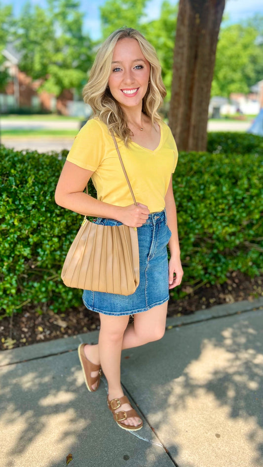 Dear John Madelyn Jersey Tee - Pineapple