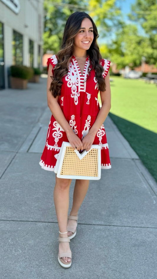 Cherry On Top Mini Dress - Cherry