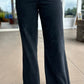 Dear John Fiona Wide Leg Corduroy - Black