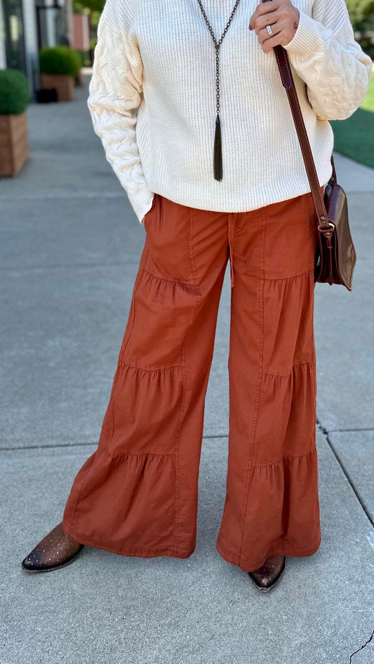 Wearables Wide Leg Pant - Clay