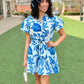 Sofia Nelda Dress - Banana Blue