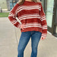 Vanessa Velvet Sweater - Rust
