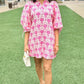 Emmy Floral Dress - Pink