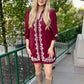 Lyla Dress - Garnet