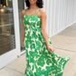 Jennifer Floral Maxi Dress - Green