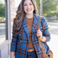 Renee Plaid Blazer