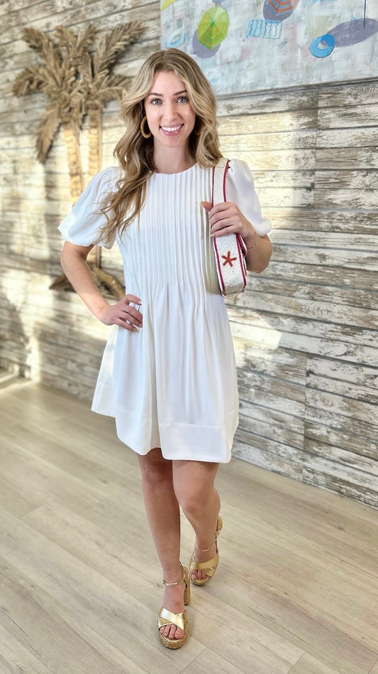 Laney Mini Dress - White