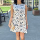 Jessie Floral Dress - Oat & Black
