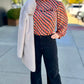 Ivy Jane Diamond Ruffle Trim Top