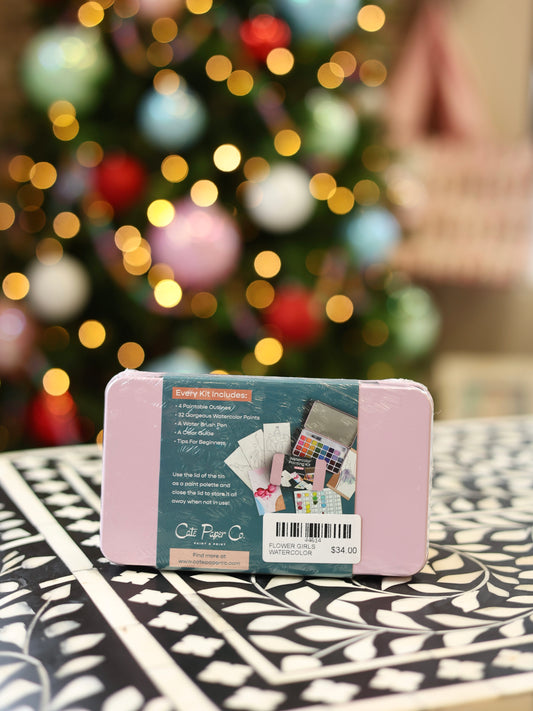 Flower Girls Watercolor